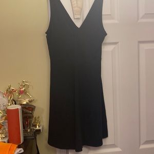 Express black v neck dress
